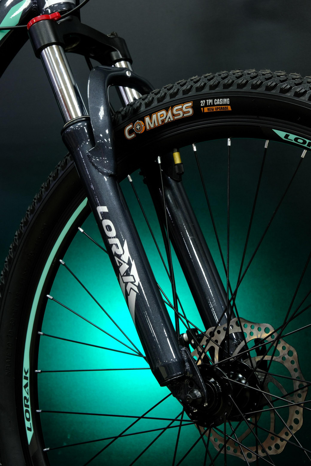 LORAK GLORY M-02 Матовый Бирюзовый (27.5")