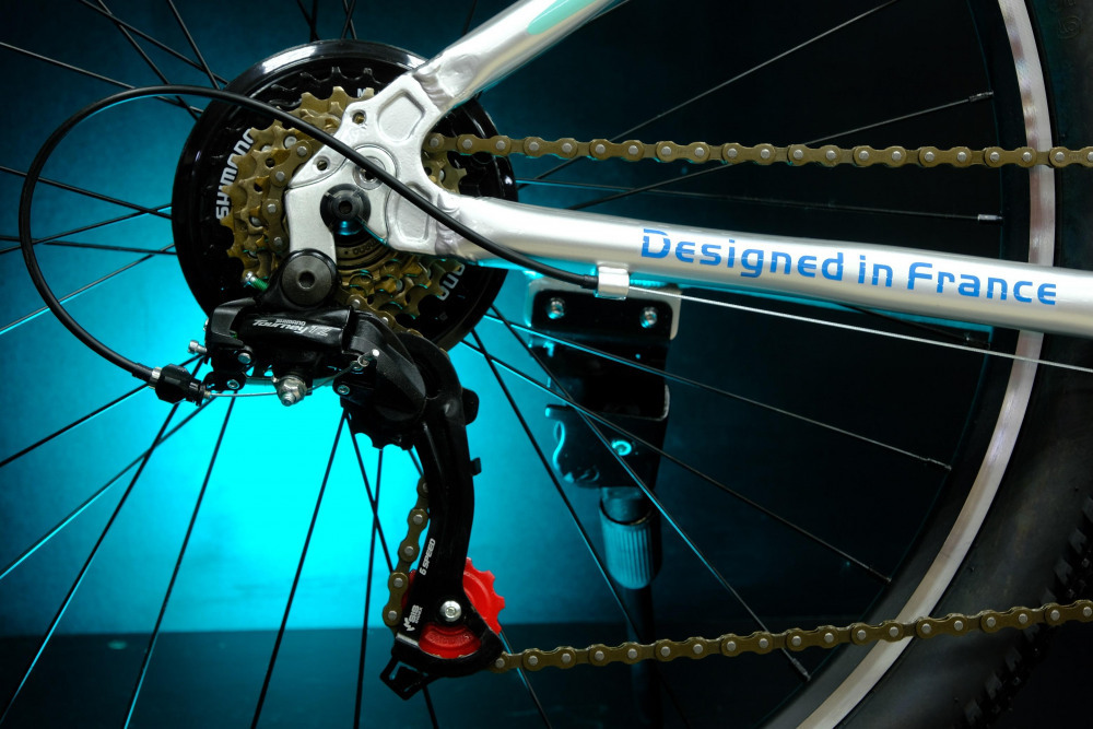 Lorak Glory 4 Серебристый/Бирюзовый рама 15 (на рост 141-160)