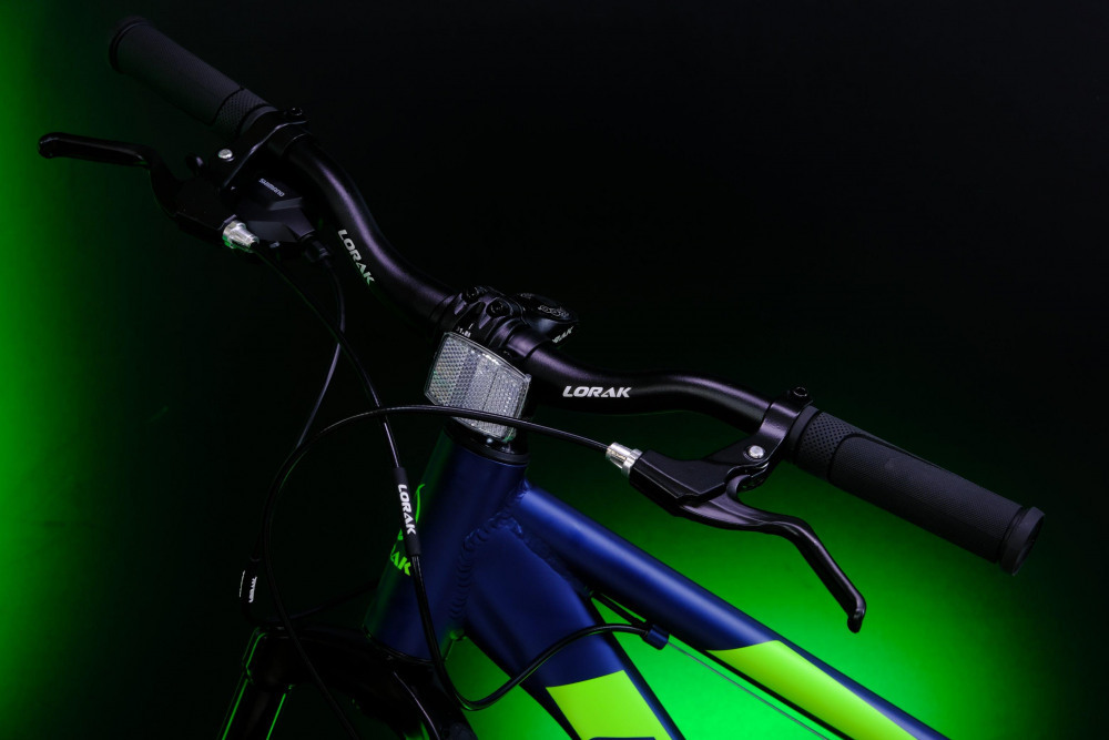 LORAK SHARK 24 BLACK Матовый Синий/Зелёный