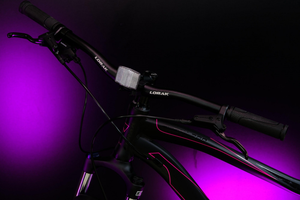 LORAK GLORY 300 8 sp Матовый Чёрный/Розовый 15р (на рост 141-160)