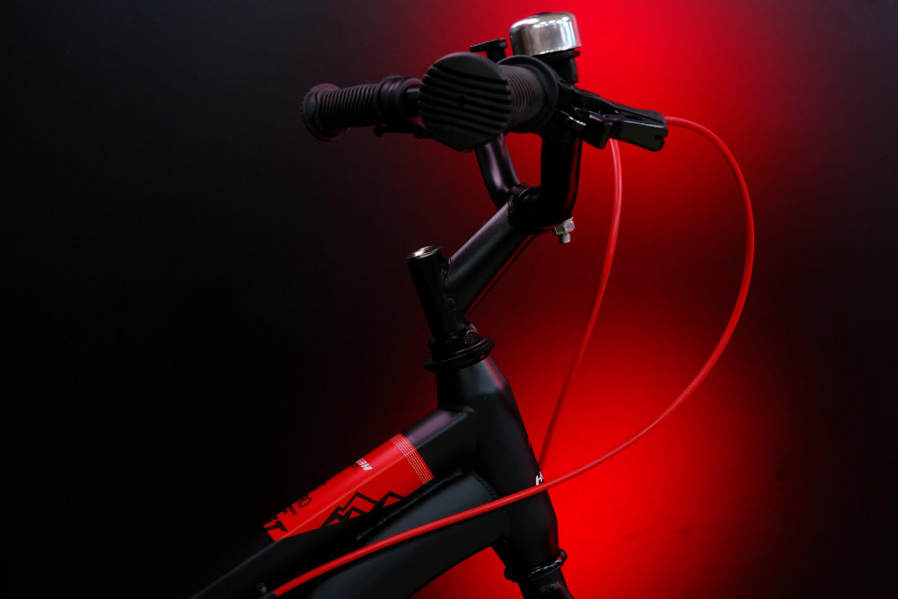 HEAM 18 FATBOY Disk Матовый Чёрный/Красный