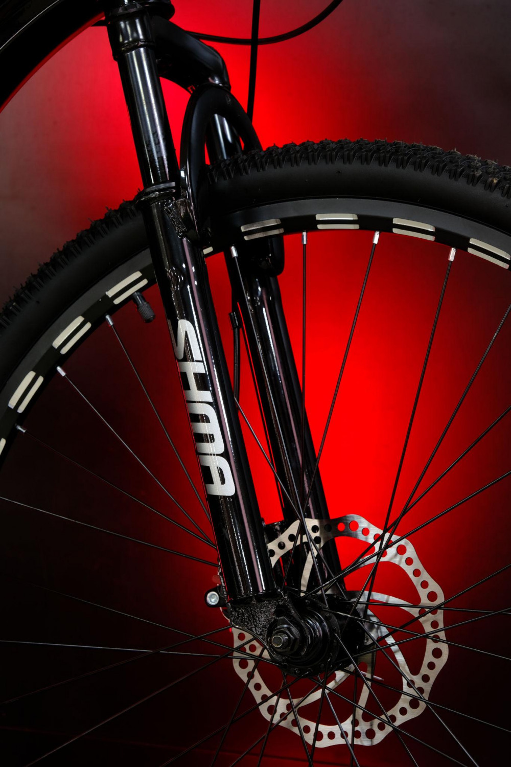 SHMA MTB 26 Чёрный/Красный рама 16 (на рост 150-165)