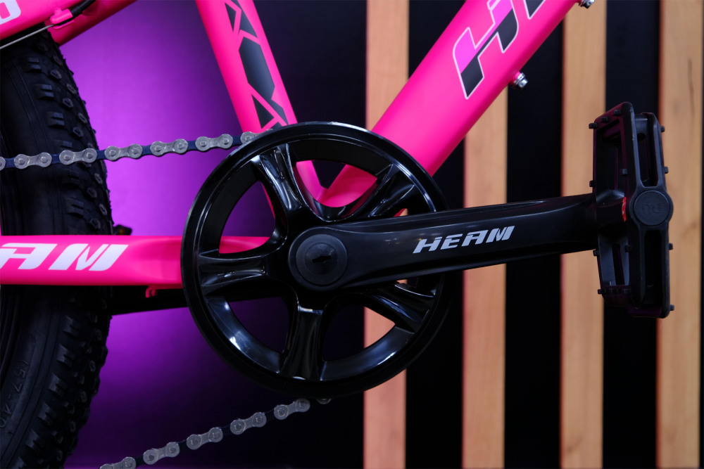 HEAM FOX 20 Girl Матовый Чёрный/Розовый