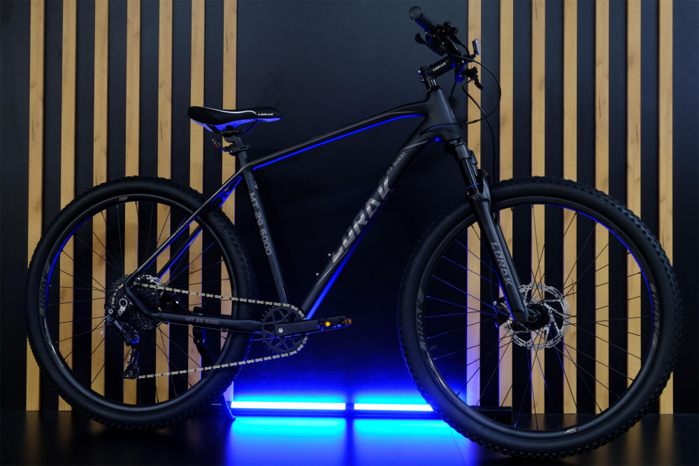 LORAK MT 29 - 5000 Матовый Чёрный/Серый рама 21 (на рост 182-195)